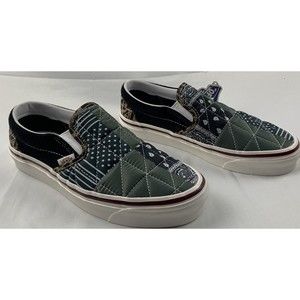 Vans Classic Slip-On Quilted Mix Anaheim Factory Mens Size 6 Women’s Size 7.5